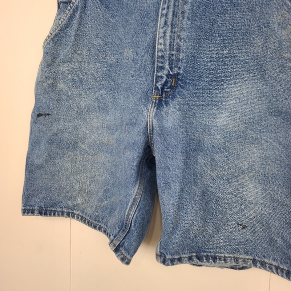 Carhartt Flawed Denim Carpenter Shorts Size 36 - Picture 3 of 7